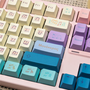 GG Uni-corn Music Sound Cherry Profile Keycaps 144 Keys PBT Sublimación para Mx Switch <span class=keywords><strong>Teclado</strong></span> mecánico magnético Wooting - Product Image 6