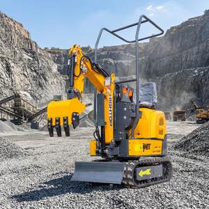 Small <b>Crawler</b> Excavator 600kg 700mm Width 150mm Track <b>Shoe</b> for Backyard Construction and Garden Work Custom Color OEM ODM - Product Image 1