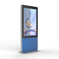 Pantalla de señalización digital de reproducción LCD de vídeo táctil para exteriores de 55 pulgadas para tienda minorista educación centro comercial y Metro tipo LED