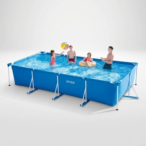 <span class=keywords><strong>INTEX</strong></span> 28272 <span class=keywords><strong>Piscina</strong></span> Infantil de 300cm X 200cm X 75cm, <span class=keywords><strong>Piscina</strong></span> con Marco de PVC, Fácil de Instalar, Ecológica - Product Image 2