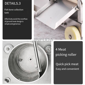เครื่องแยกกระดูกปลาขนาดเล็กเครื่องกำจัดกระดูกปลาและเครื่องกำจัดกระดูกกุ้ง - Product Image 6