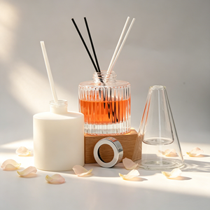 100ml 200ml Glass <strong>Diffuser</strong> Bottle with Natural <strong>Reed</strong> for Home Scent Glass <strong>Reed</strong> <strong>Diffuser</strong> Bottle for Living Room &amp; Office - Product Image 3