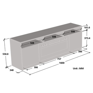 Vendas Quentes: Centro de Entretenimento Moderno com LED, Armário de TV em Madeira Preto e Branco com Lareira para Sala de Estar - Product Image 4