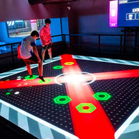 Système de jeu interactif à écran LED pour carrelage au sol avec 10 jeux populaires pour aire de jeux numérique et divertissement