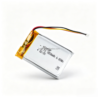 Batterie polymère au lithium rechargeable 3,7 V 1850 mAh, cellule Li-polymère personnalisable OEM pour traceur GPS et dispositif médical