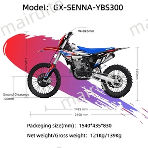 Moto <span class=keywords><strong>enduro</strong></span> YBS300 DOHC monocylindre refroidi par eau 300cc tout-terrain 4 soupapes Dirt Bike SFR 520 Chain Motor <span class=keywords><strong>Cross</strong></span> - Product Image 4
