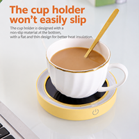 Tapis chauffant thermostatique en plastique, alimenté par courant alternatif, pour garder les boissons au chaud, isolation à double niveau pour la maison et le bureau