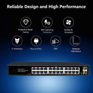 Переключатель порта Mosslink 18*10/100/1000 Мбит/с, 250 м - Product Image 4