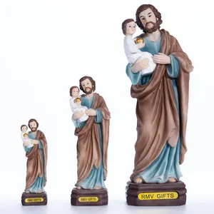 אביגיל מפעל Custom פולי שרף מלאכות פסל דתי סנט מיכאל מלאך מייצר דתיים הקתולים