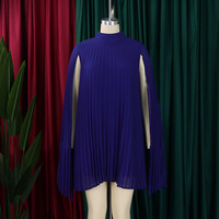 Nouveau Style à la mode en mousseline de soie pull Cape manches chauve-souris grande taille robes 4xl 5xl 6xl 7xl