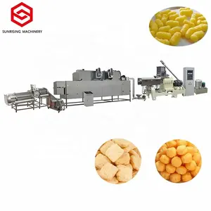 Línea automática de producción Chips de maíz Extrusora de tornillo para máquina de aperitivos Maquinaria Extrusora