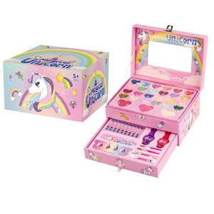 Encantador bolso regalo de Navidad niños Real maquillaje Kit lavable conjunto de cosméticos niñas pequeñas juguete maquillaje para niños - Product Image 6