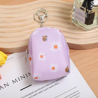 Vente chaude Mini porte-monnaie Nylon porte-clés dessin animé tout match stockage pièce sac Mini Portable dames fermeture éclair portefeuille