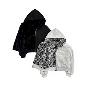 Oversized Zip Double Sided Wear Hoodie Custom Printed Solid Color Reversible Design Blank <b>Men</b> 100% Cotton Winter - Product Image 3