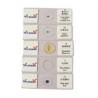 5pcs Biological Slides Specimen Storage Plastic Box Prepared Microscopic Plastic Prepared Slides Box