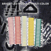 Modules LED 1,5W 12V DC Rouge/Rose/Vert/Bleu/Jaune Étanche IP65 Ra80 Multicolore pour Enseignes et Boîtes Lumineuses Qingchen Light Garantie 3 Ans