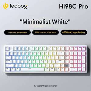 Teclado para Juegos LEOBOG Hi98C Pro de Aluminio, Teclados RGB Personalizables con Interruptores Intercambiables en Caliente para Win/<span class=keywords><strong>Mac</strong></span>/Android/Gamer - Product Image 6