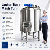 Bouilloire sanitaire tout-en-un en acier inoxydable, 100 Gallons, 200 Gallons, prix d'usine