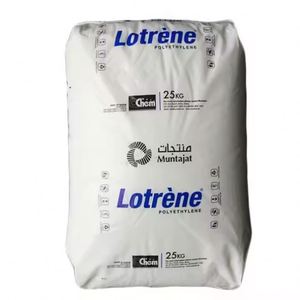 Resina HDPE Virgen de Alta Calidad Lotrene HDPE 5502BN 50100 TR-144 TR-571, Transparente Blanca, 25 kg/bolsa, Grado para Moldeo por Soplado - Product Image 1