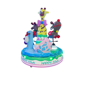 Shydaobiao carrousel à trois personnes grand équipement de parc d'attractions intérieur pour enfants jeux à pièces à pièces directs - Product Image 1