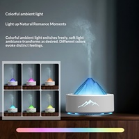 Nouvelle Lampe d'Ambiance Glaciale Diffuseur d'Arômes USB Type Brume Humidificateur de Bureau Silencieux 0,5L pour Huiles Essentielles