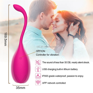 SacKnove Fernfunk Sexspielzeug hochwertiger wasserdichter Ei-Vibrator <span class=keywords><strong>anal</strong></span> vaginal Übung App kontrollierte Kegelkugel - Product Image 5