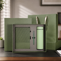 Coffret Cadeau Sans Fil Idéal pour Entreprises : Tasse Isotherme, Stylo, Clé USB, Carnets A5 en Papier Épais, Personnalisable