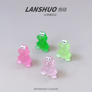Llavero con Colgante de Sapo Animal en Miniatura de Resina, Brilla en la Oscuridad, Accesorio de Joyería Creativo DIY, Arte Coleccionable, Manualidad, Resina Plástica 3D - Product Image 4