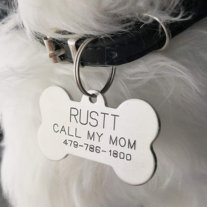 Wholesale Custom Stainless Steel Blank <strong>Dog</strong> <strong>Tag</strong> Metal Engraving Logo Pendant for Pet ID <strong>Name</strong> <strong>Collar</strong> <strong>Dog</strong> <strong>Tag</strong> - Product Image 6