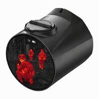 Caméra thermique compacte ronde OEM ODM 256x192 avec écran de 1,6 pouce et emballage personnalisé pour les acheteurs B2B en marque blanche