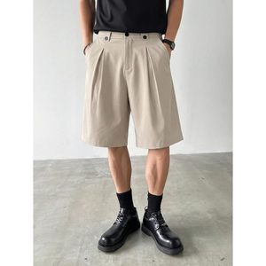 Pantalones Cortos de Vestir Plisados para Hombre FOXA, de Pierna Ancha, para Oficina y Trabajo, con Bolsillos, Antiarrugas, Tela Oxford - Product Image 4