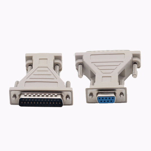 Adaptateur série D-sub DB25 mâle vers DB9 femelle, connecteur DC nickelé, neuf - Product Image 1