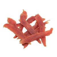 Gâteries saines pour chiens Poitrine de poulet déshydratée Canard Jerky Produits nutritifs sains pour animaux de compagnie Collations pour chiens succulents