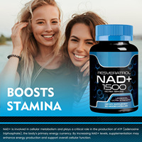 Compléments Alimentaires en Capsules Végétales à Marque Blanche OEM : NAD+ Liposomal Naturel 1500mg par Portion, Resvératrol pour un regain d'énergie