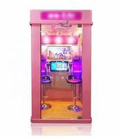 Караоке-будка Banana Land OEM ODM: мини-караоке-зал с монетоприемником, электронный KTV-комплекс, музыкальный автомат для торговых центров