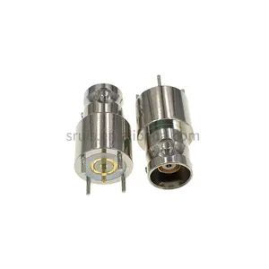 Nickel Plated BNC Triaxial TRB EB70 1553B Connector For PCB Connector