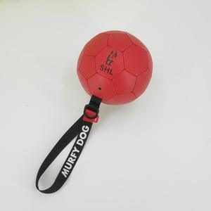 2025 professionale di cuoio del cane addestramento palla gonfiabile giocattolo corda giocattolo mordente giocattoli gioco all'aperto palla gioco - Product Image 2