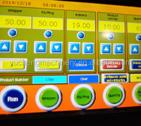 Nouvelle machine de remplissage et d'enrobage entièrement automatique, haute capacité, ligne de traitement de la pâte industrielle, acier inoxydable 304