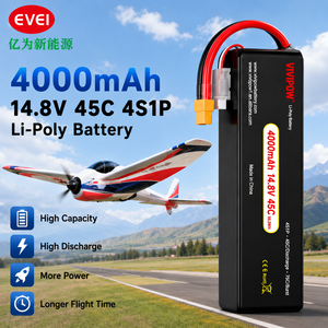 Batterie de drone agricole CE certifiée FPV à décharge rapide 4000 mAh 14,8 V 4S 6S 12S 14S 45C Lipo - Product Image 2