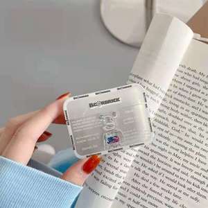 Sans fil En Caoutchouc De Silicone De <span class=keywords><strong>Dessin</strong></span> Animé Mignon Ours Bling Écouteur Housse Pour <span class=keywords><strong>Airpods</strong></span> 1 2 pro 3 - Product Image 1