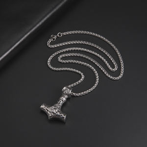 Mjolnir <strong>Thor</strong> <strong>Hammer</strong> <strong>Pendant</strong> Never Fade Talisman Amulet Jewelry Viking Necklace Men Accessories Necklace - Product Image 4