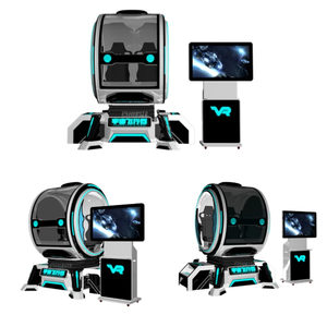 Simulateur de réalité virtuelle 9D pour utilisation en intérieur, vol d'avion et d'hélicoptère, usage domestique et commercial, fabriqué en métal et en fibre de verre, 1 à 2 passagers - Product Image 4