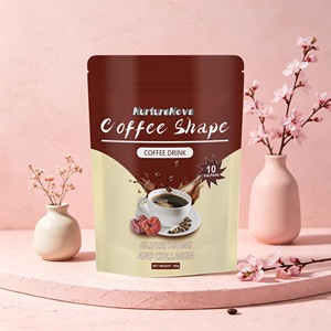 Bebida de Café en Polvo NurtureNova con <span class=keywords><strong>Glutatión</strong></span> y Colágeno, Café Instantáneo en Polvo para Energía y Apoyo a la Piel, 10 Sobres - Product Image 5