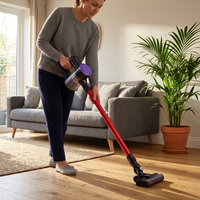 Aspirateur sans fil vertical et portatif 2-en-1 pour usage domestique