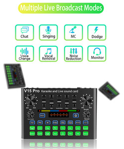 Thẻ âm thanh V15&GT18 Micro thu âm phòng thu tại nhà - Product Image 3
