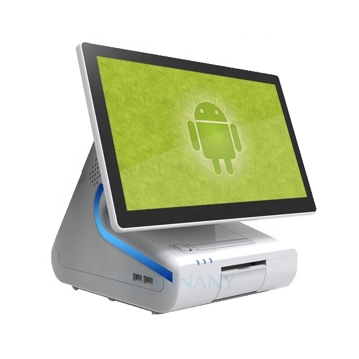 Système de facturation machine Android tout en un POS avec Imprimante 80mm lecteur NFC sans fil caissier POS terminal