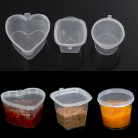1oz sausbakje verpakking afhaal soep doorzichtig soepbeker dipschaaltje voedselcontainer plastic PP fruit beschikbaar voor gemakkelijk transport