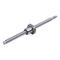 Husillo de Bolas GS SFK01202 de 1000 mm, Acero para Rodamientos de Precisión C7, Rosca Fresada para Sistemas de Movimiento Lineal CNC de Alta Precisión
