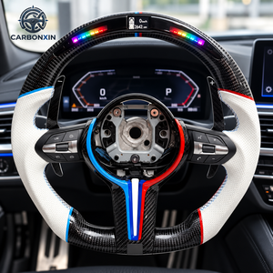 พวงมาลัยแต่งสำหรับ BMW G20 G30 F30 F10 F31 F82 F22 G80 G21 F80 G42 F48 F01 F32 G87 F36 F07 F20 G31 F25 F86 G70 G60 F85 - Product Image 4