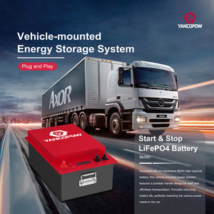 Tùy chỉnh 24V <span class=keywords><strong>12V</strong></span> 206ah hiệu suất cao xe tải bắt đỏ-stop pin cho xe tải nhẹ Xe tải nhỏ - Product Image 2